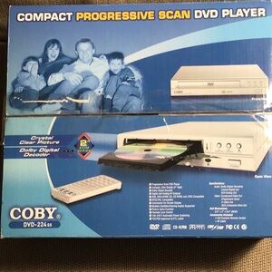 Silver DVD Player